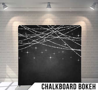 chalkboard bokeh backdrop