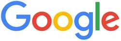 google-logo Google logo with the word "Google" in a colorful sans-serif font, featuring blue, red, yellow, and green letters on a white background.
