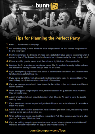 planning tips pdf