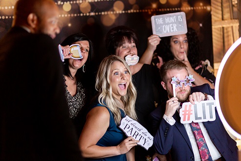 wedding photo booth rental party